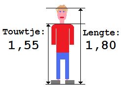 lengte touwtje 1,80